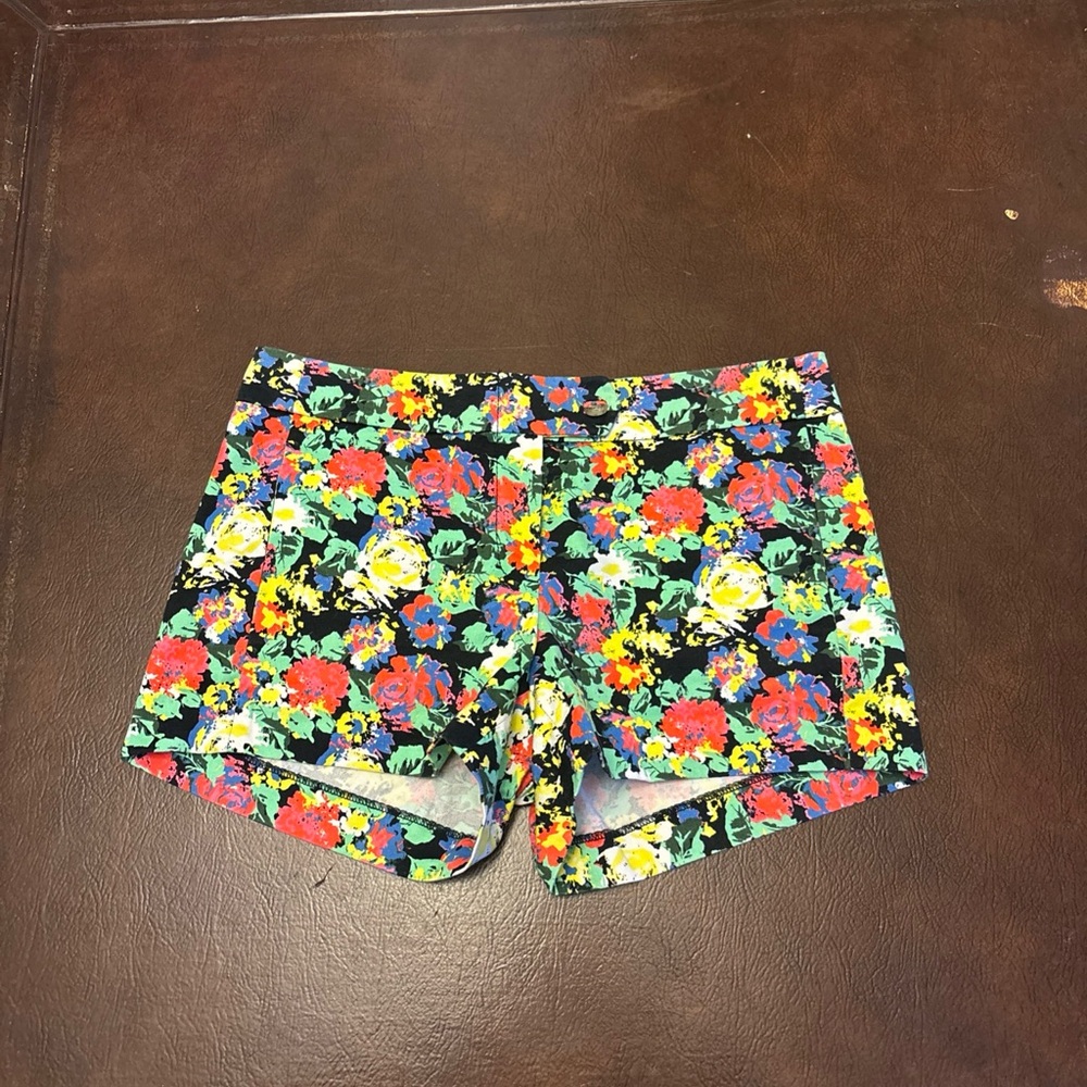 J. Crew High Waist Floral Women's Shorts - Multicolor